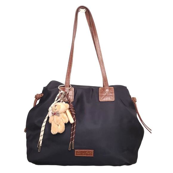 Dooney & Bourke Nylon Shopper Tote-NAVY - Picture 1 of 8